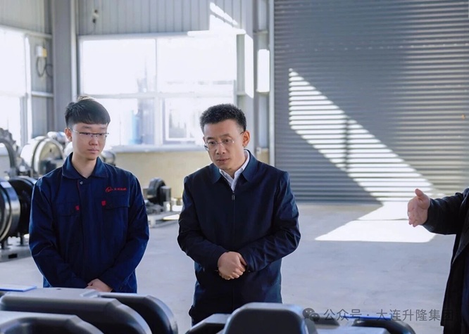 大连团市委领导到大连升隆参观调研